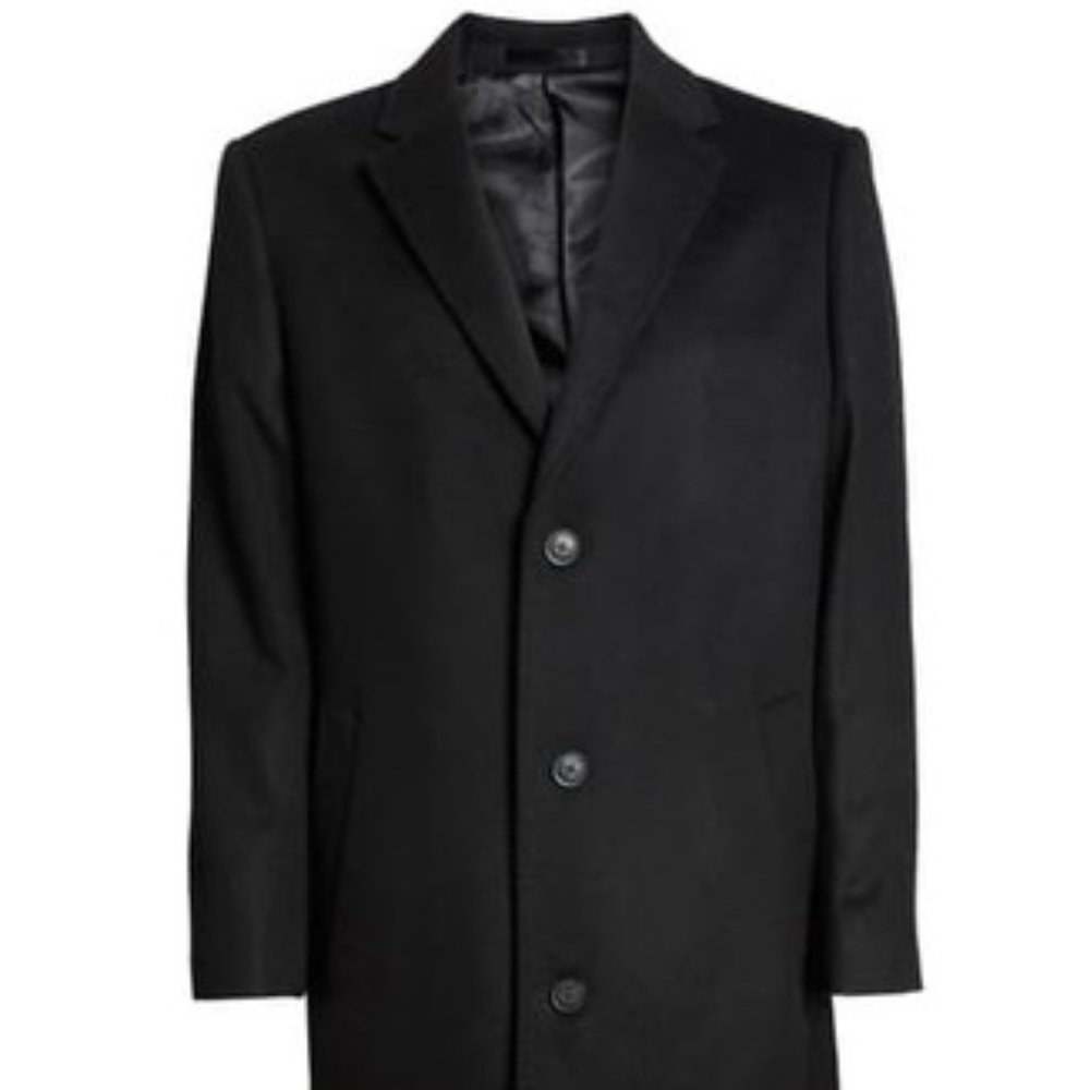 Men's Hart Schaffner & Marx Long Black Coat